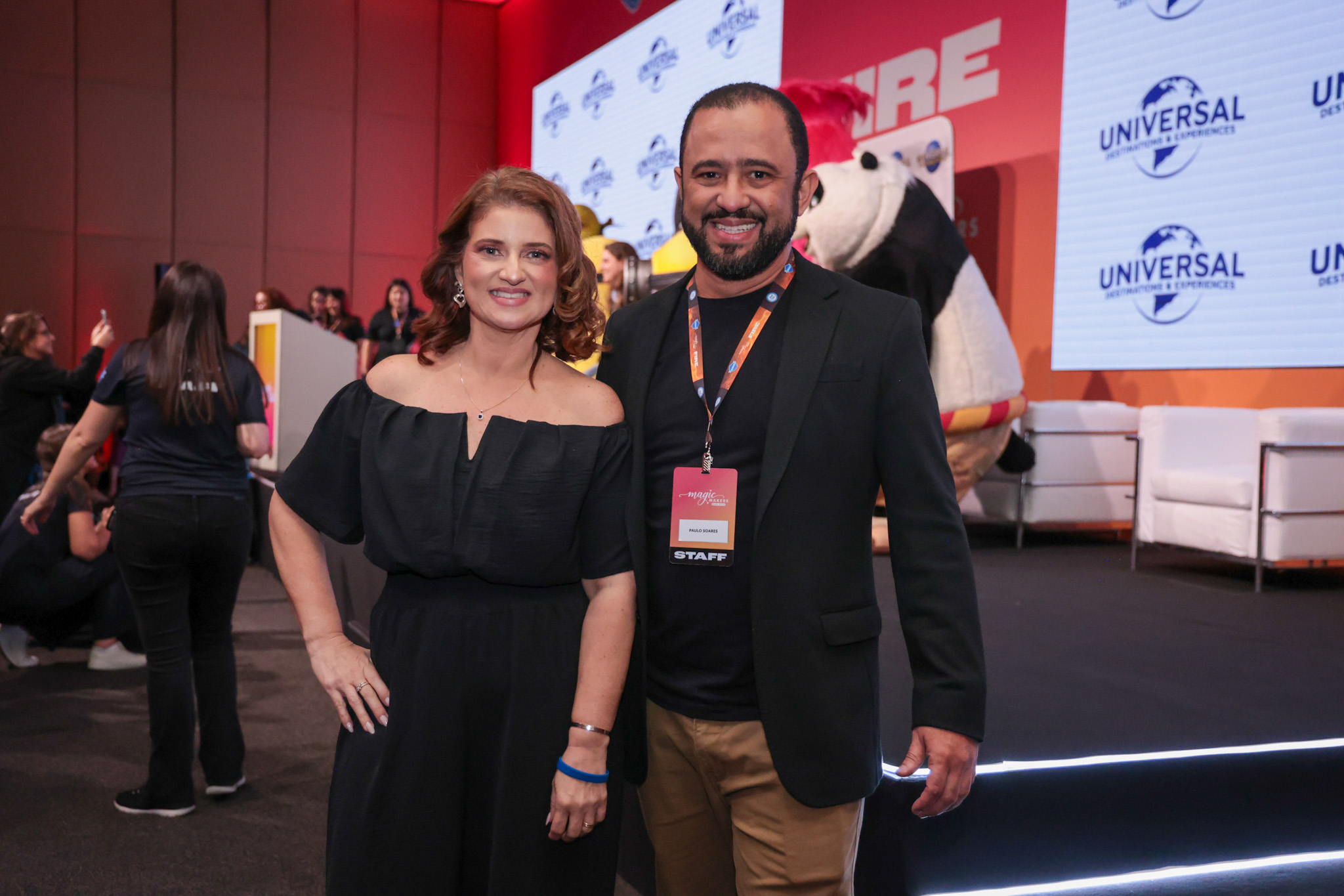 Joice Ferreira e Paulo Soares, do Magic Blue Joice Ferreira e Paulo Soares, do Magic Blue
