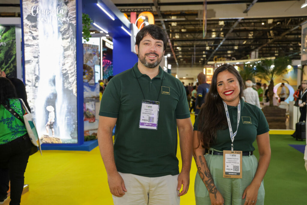 Jorge Chaves e Isabella Espínola, do Othon Hotéis