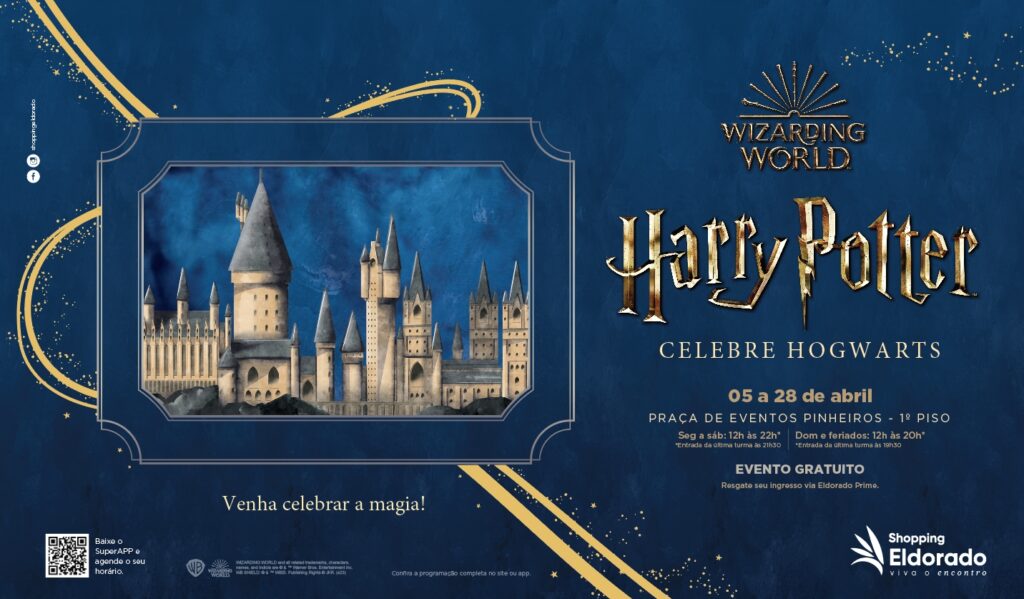 KV Harry Potter Horiz São Paulo recebe a exposição "Harry Potter: Celebre Hogwarts" neste mês de abril