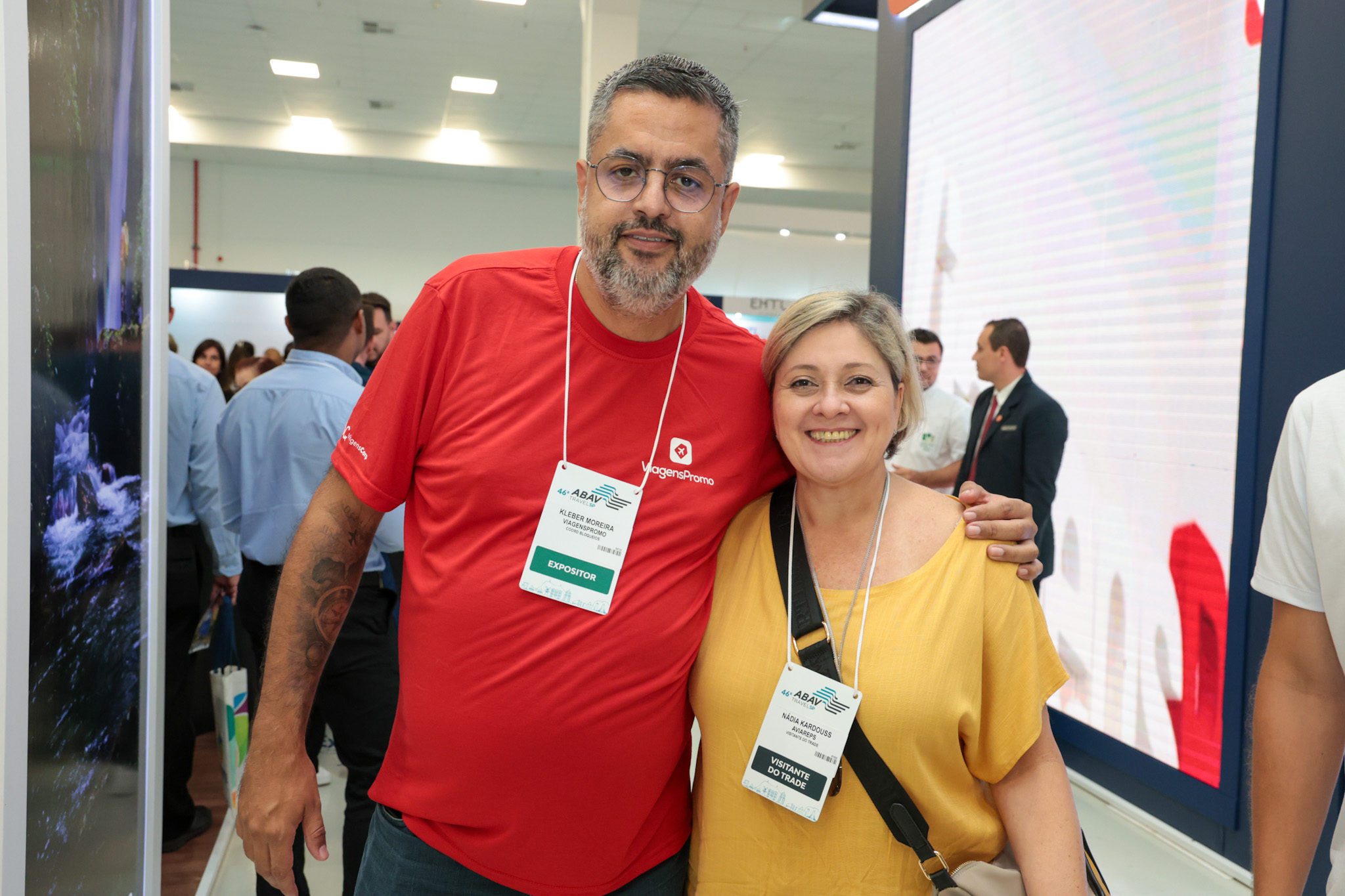 Kleber Moreira, da ViagensPromo e Nádia amarrou-se Kleber Moreira, da ViagensPromo e Nádia amarrou-se