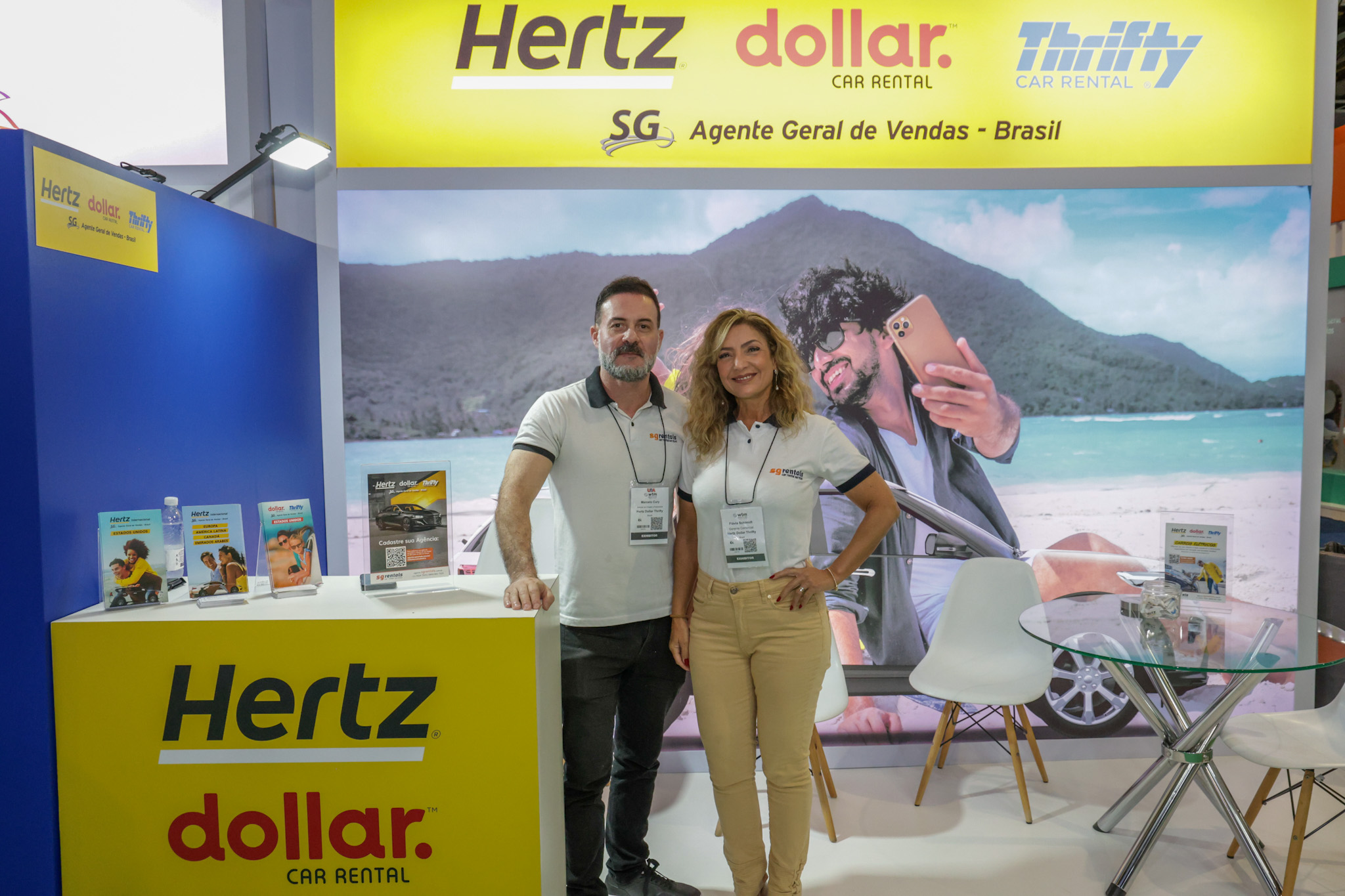 Marcelo Cury e Flávia Schimidt, da Hertz Marcelo Cury e Flávia Schimidt, da Hertz