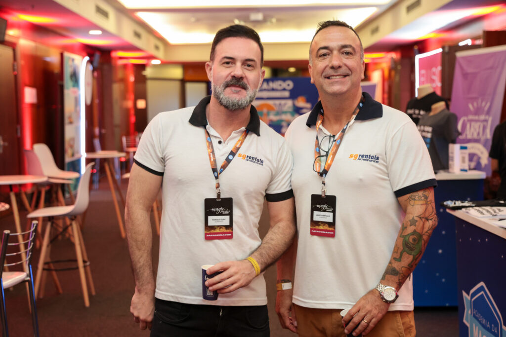 Marcelo Cury e Laerte Vertullo, do SG Rentals Car