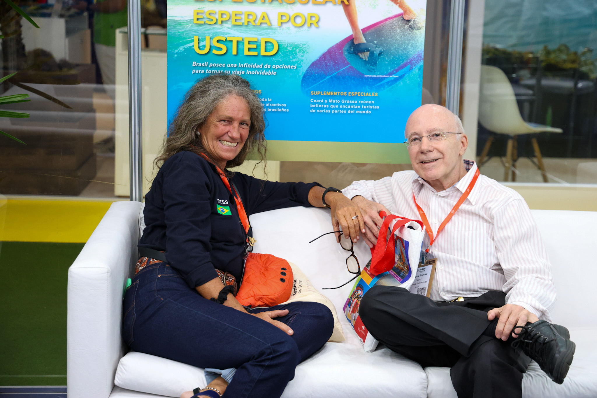 Mari Masgrau, do M&E e Drausio Tabuso, da Tabuso Turismo Mari Masgrau, do M&E e Drausio Tabuso, da Tabuso Turismo
