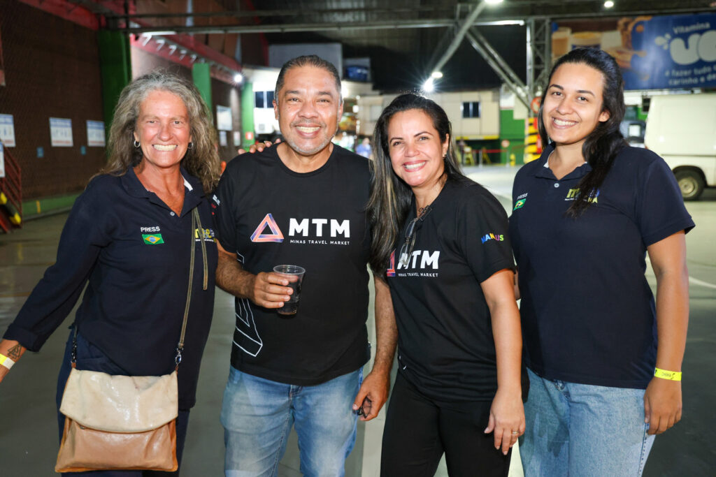 Mari Masgrau e Janaína Brito, do M&E com Cláudio Jr. e Paula Floriano, da BBC Eventos