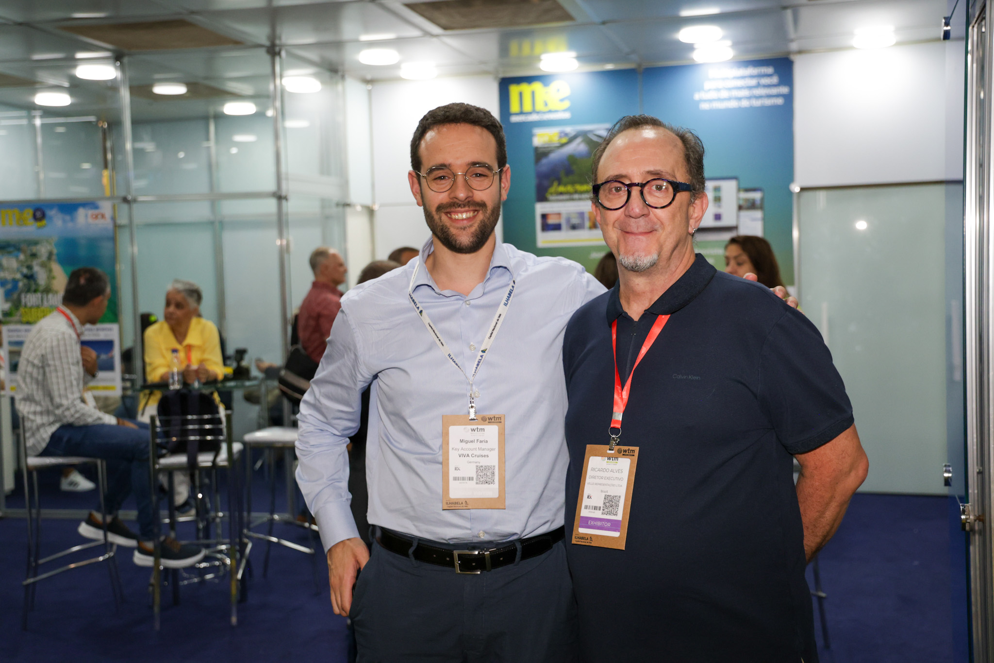 Miguel Faria, da Viva Cruises e Ricardo Alves, da Velle Miguel Faria, da Viva Cruises e Ricardo Alves, da Velle