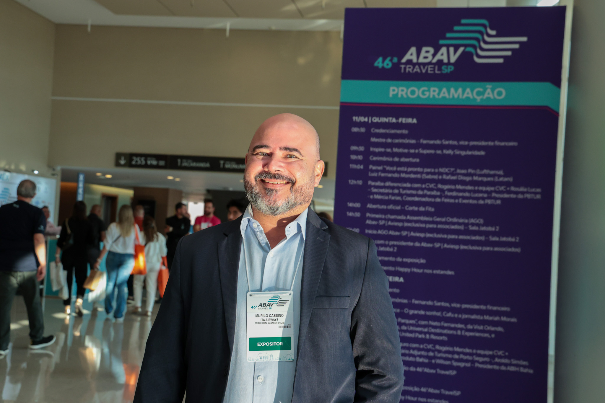 Murilo Cassino, da Ita Airways Murilo Cassino, da Ita Airways