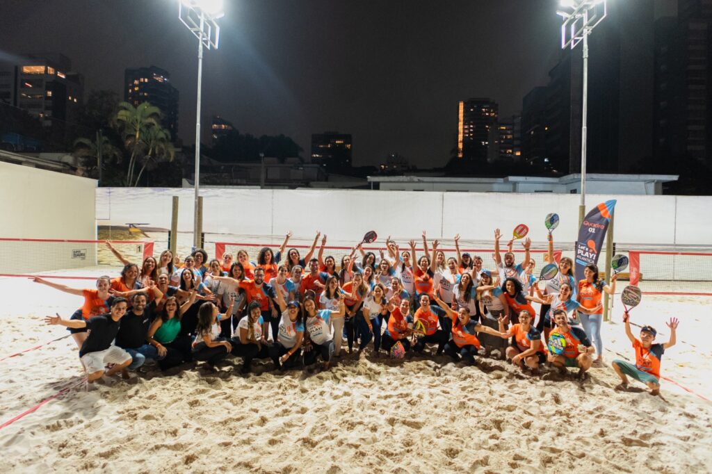 Participantes do Let´s Play Atlantica acao realizada em Sao Paulo Atlantica Hospitality International promove 2ª edição do Let's Play Atlantica - Beach Tennis