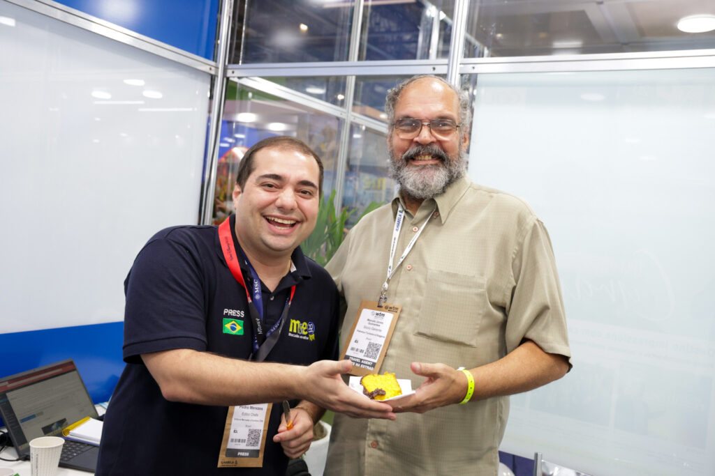 Pedro Menezes, do M&E, e Marcelo Jones, da Palmitur Turismo