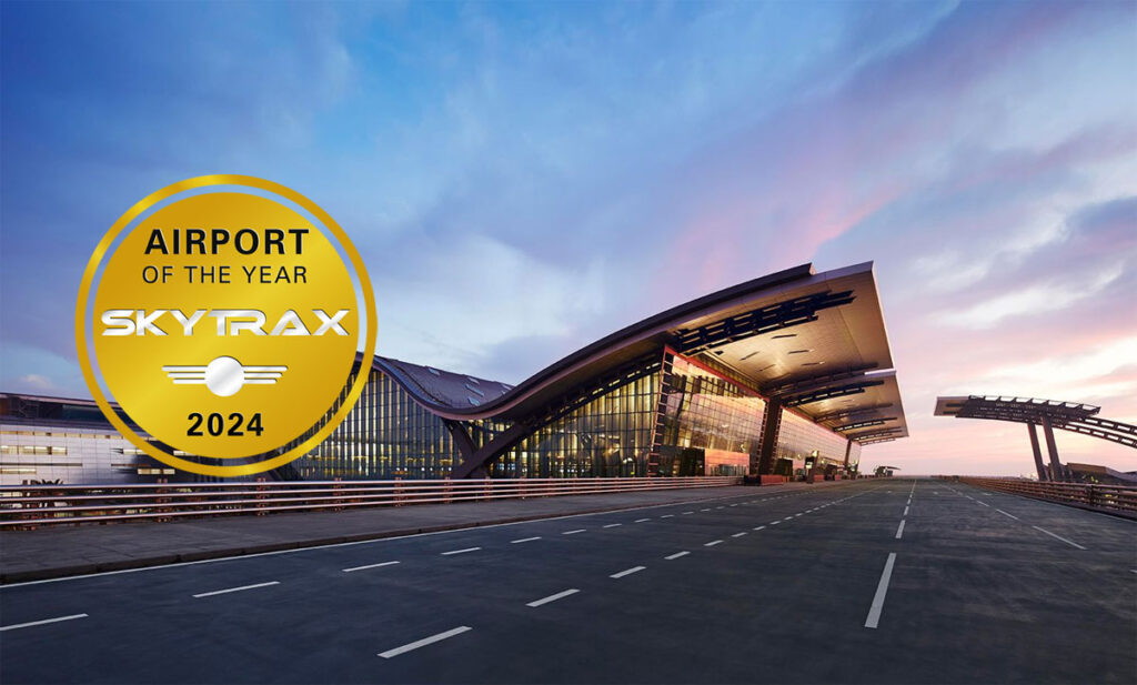 Press DOH 1 Aeroporto Internacional de Doha é eleito o melhor do mundo em 2024 pela Skytrax; veja Top 20