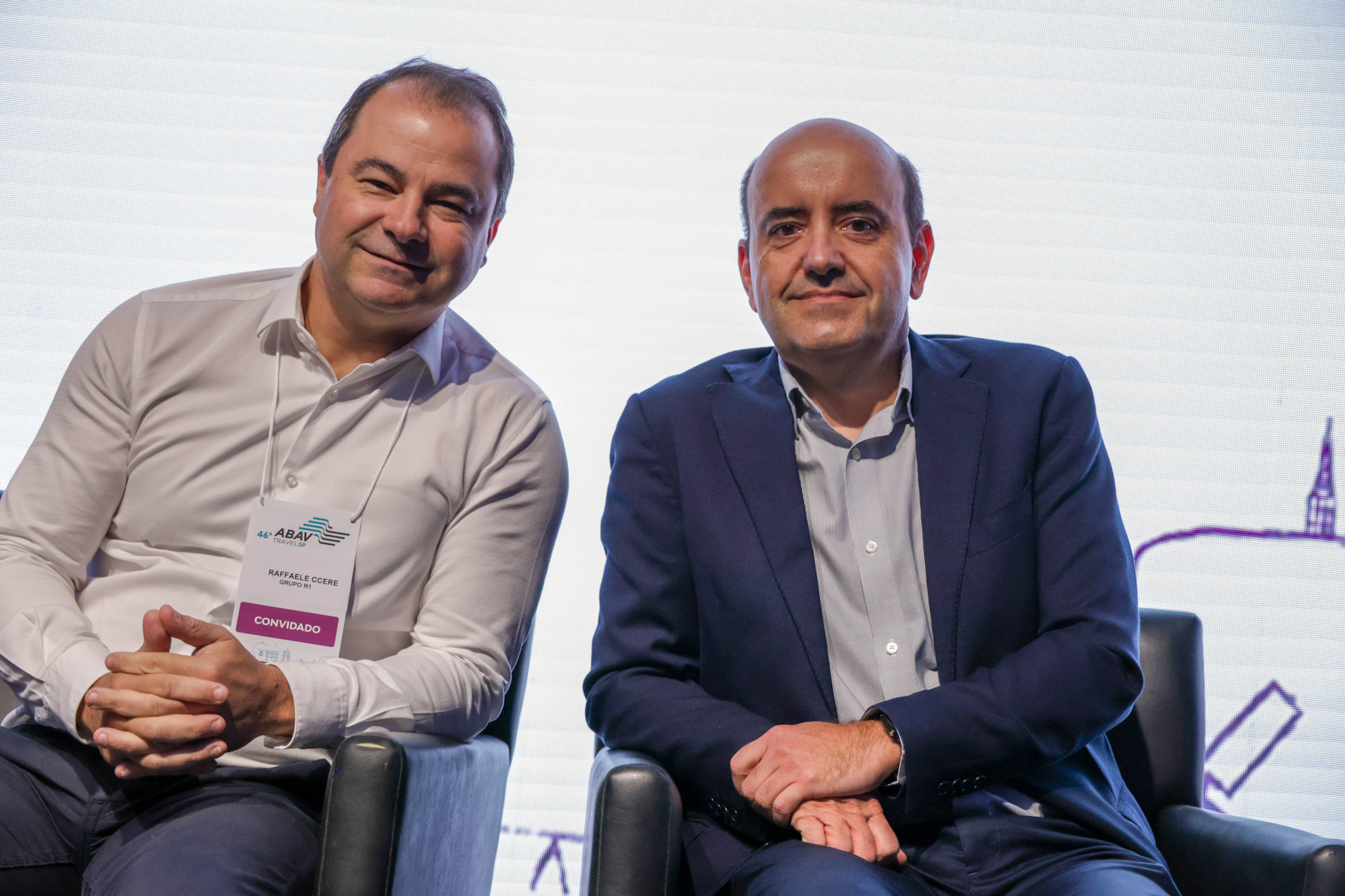 Raffaele Cecere, CEO do Grupo R1 e Antônio Dias, CEO do Royal Palm Plaza Resort Raffaele Cecere, CEO do Grupo R1 e Antônio Dias, CEO do Royal Palm Plaza Resort