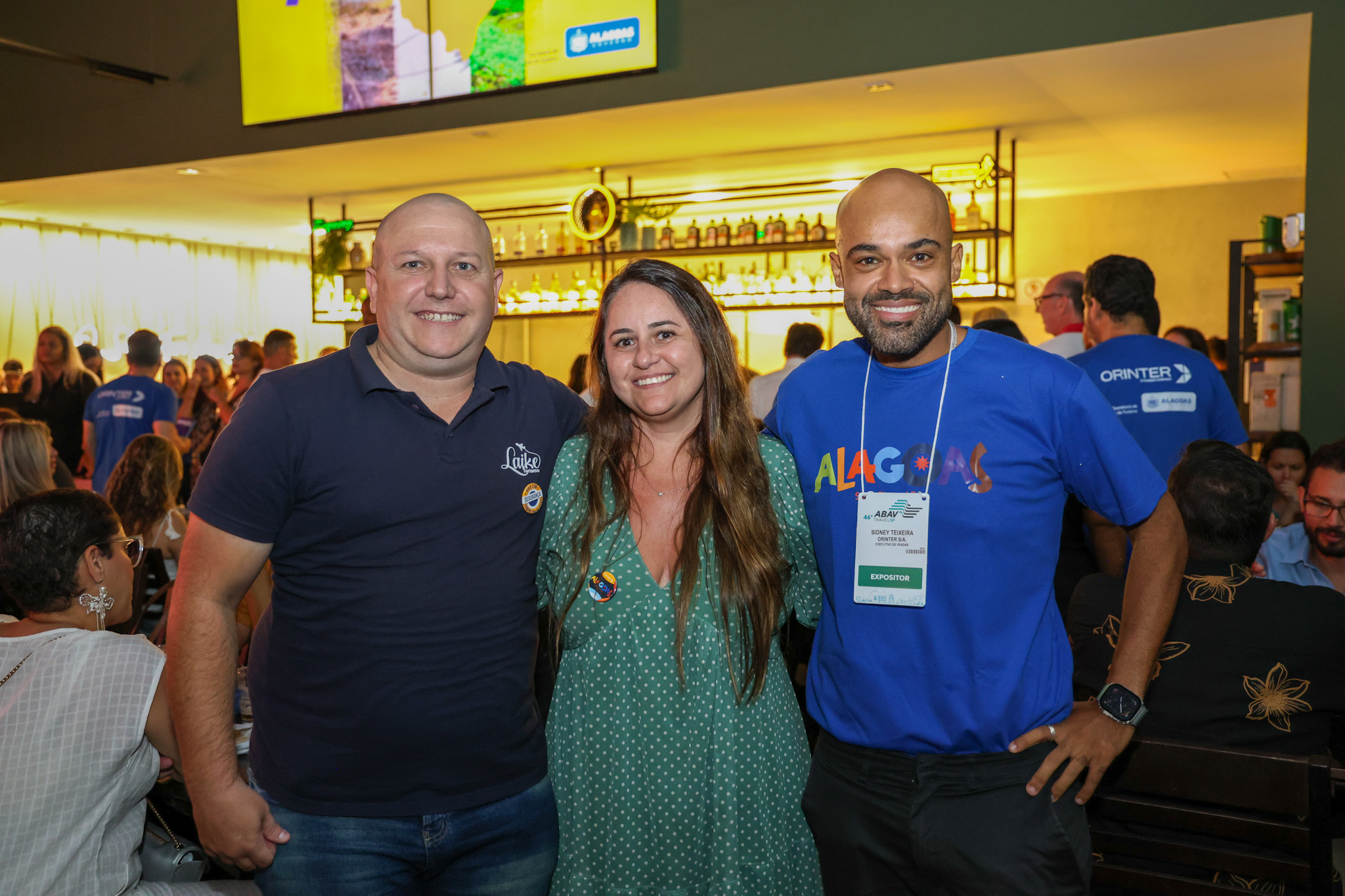 Renato Bonfim, da Laíse Turismo e Camila Escudero, da Trip Turismo Renato Bonfim, da Laíse Turismo e Camila Escudero, da Trip Turismo