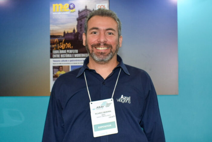 Azul Viagens leva novidades e produtos exclusivos para Abav TravelSP 2024 Ricardo Bezerra, da Azul Viagens (Ana Azevedo/M&E)