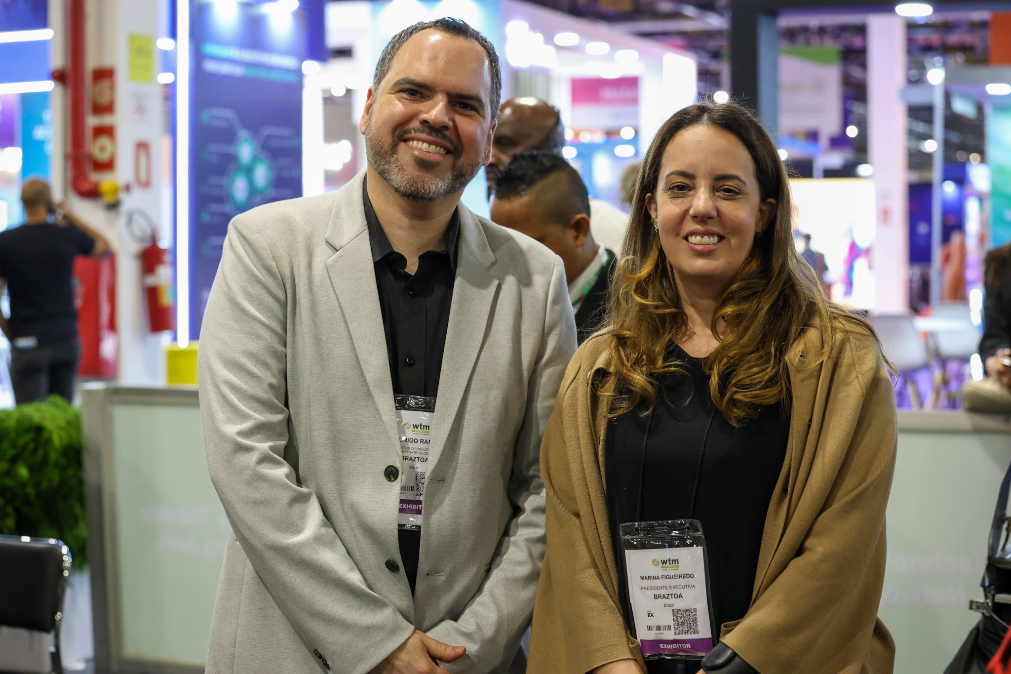 Rodrigo Ramos e Marina Figueiredo, da Braztoa Rodrigo Ramos e Marina Figueiredo, da Braztoa