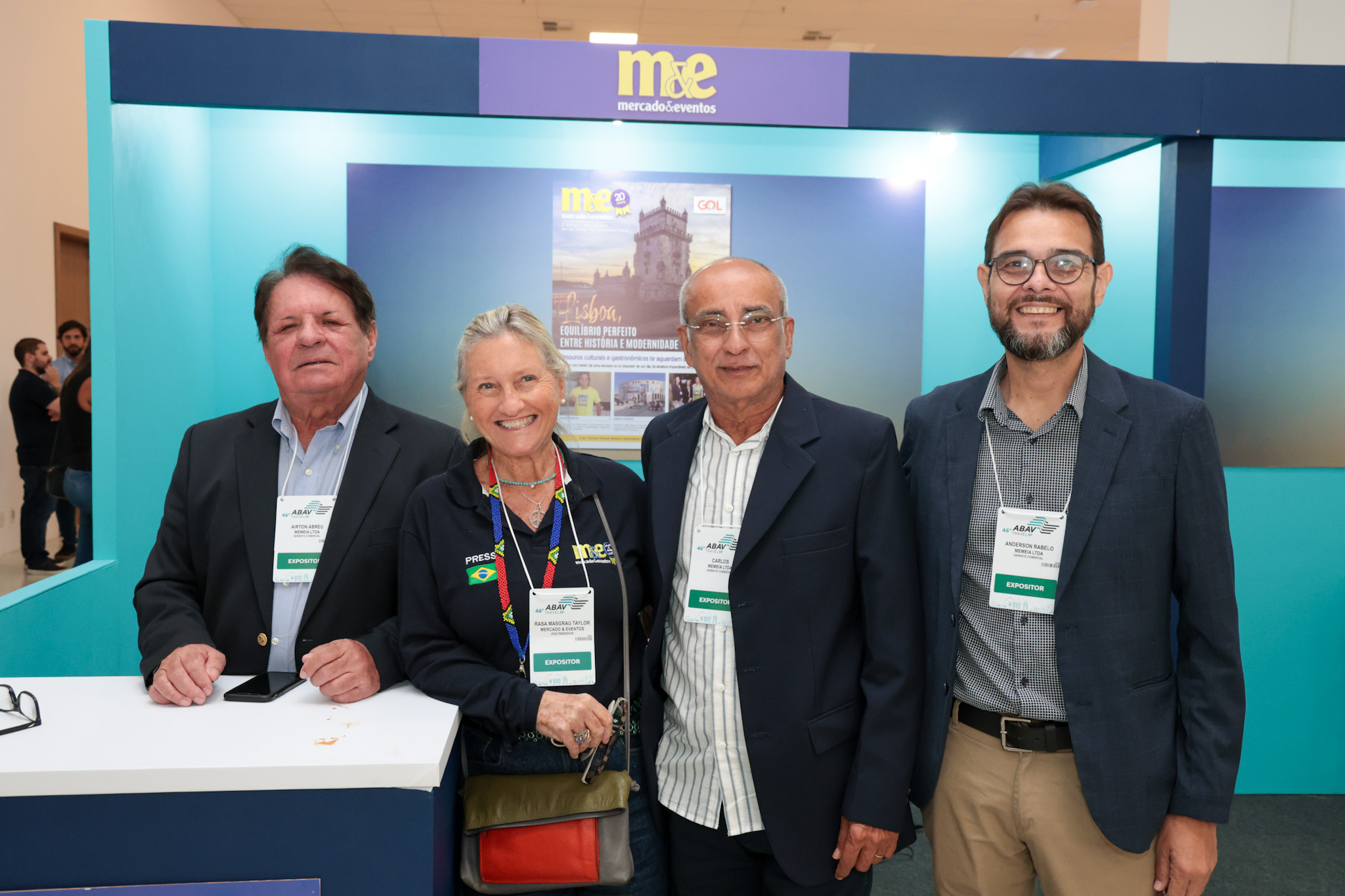 Rosa Masgrau, do M&E, entre Airton Abreu, Anderson Rebello e Carlos Martins, do Maranhão Rosa Masgrau, do M&E, entre Airton Abreu, Anderson Rebello e Carlos Martins, do Maranhão