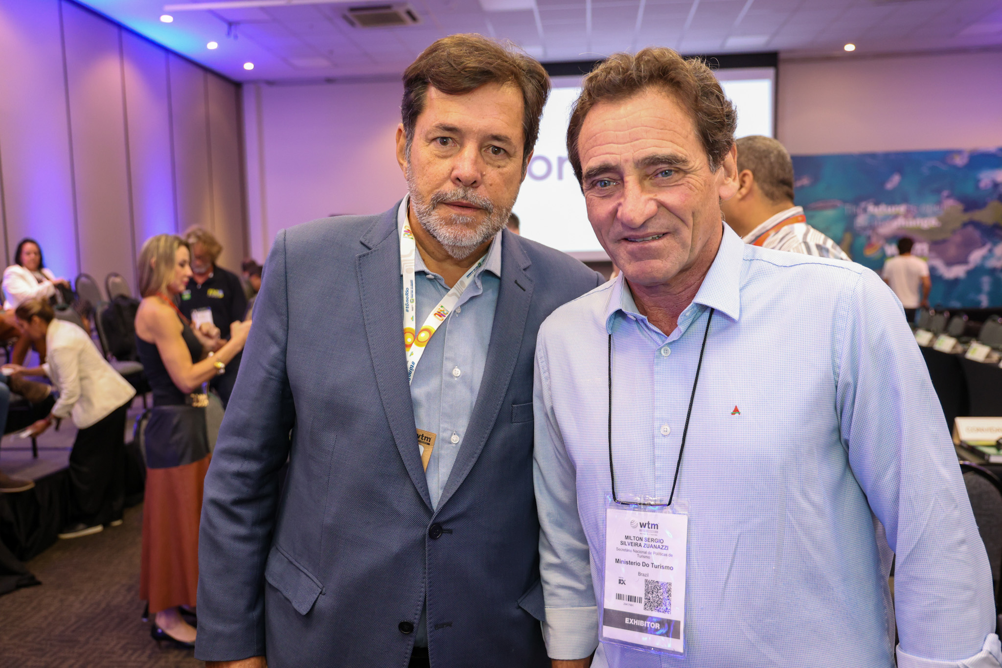 Sérgio Ricardo, da TurisRio e Milton Zuanazzi, do MTur Sérgio Ricardo, da TurisRio e Milton Zuanazzi, do MTur