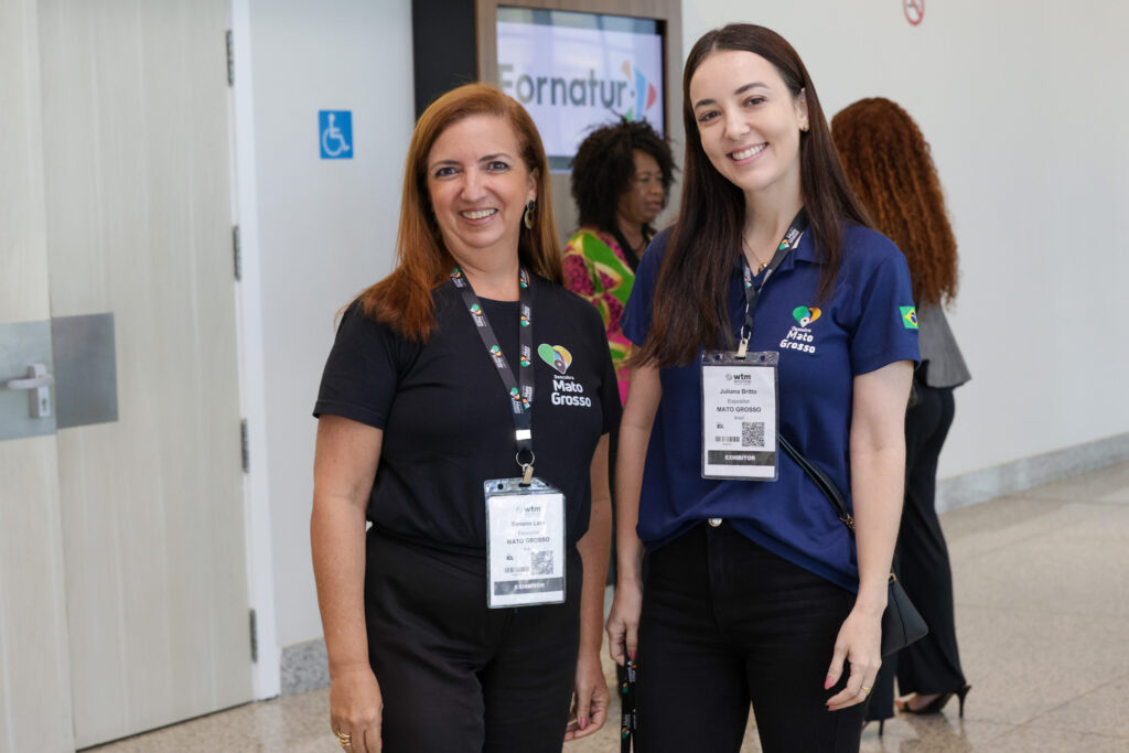 Simone Lara e Juliana Britto, da Setur-Mato Grosso