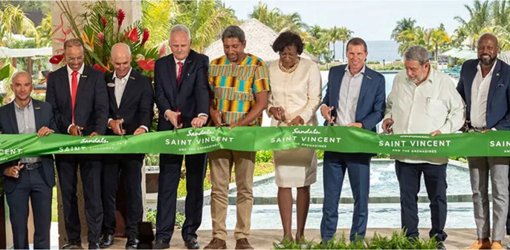 St Vincent The Grenadines Sandals inaugura oficialmente seu primeiro resort do Caribe Oriental