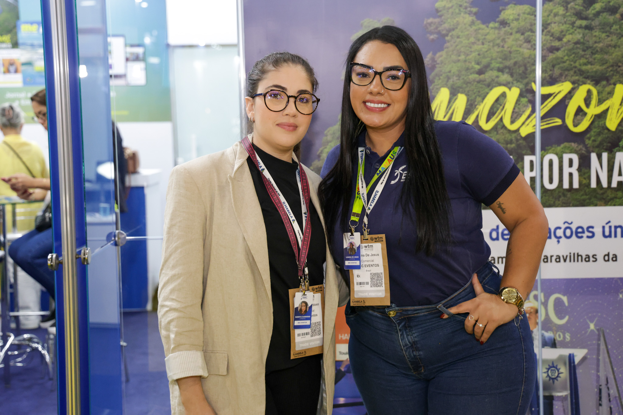 Suenya Cardoso e Laiana de Jesus, da BBC Eventos Suenya Cardoso e Laiana de Jesus, da BBC Eventos