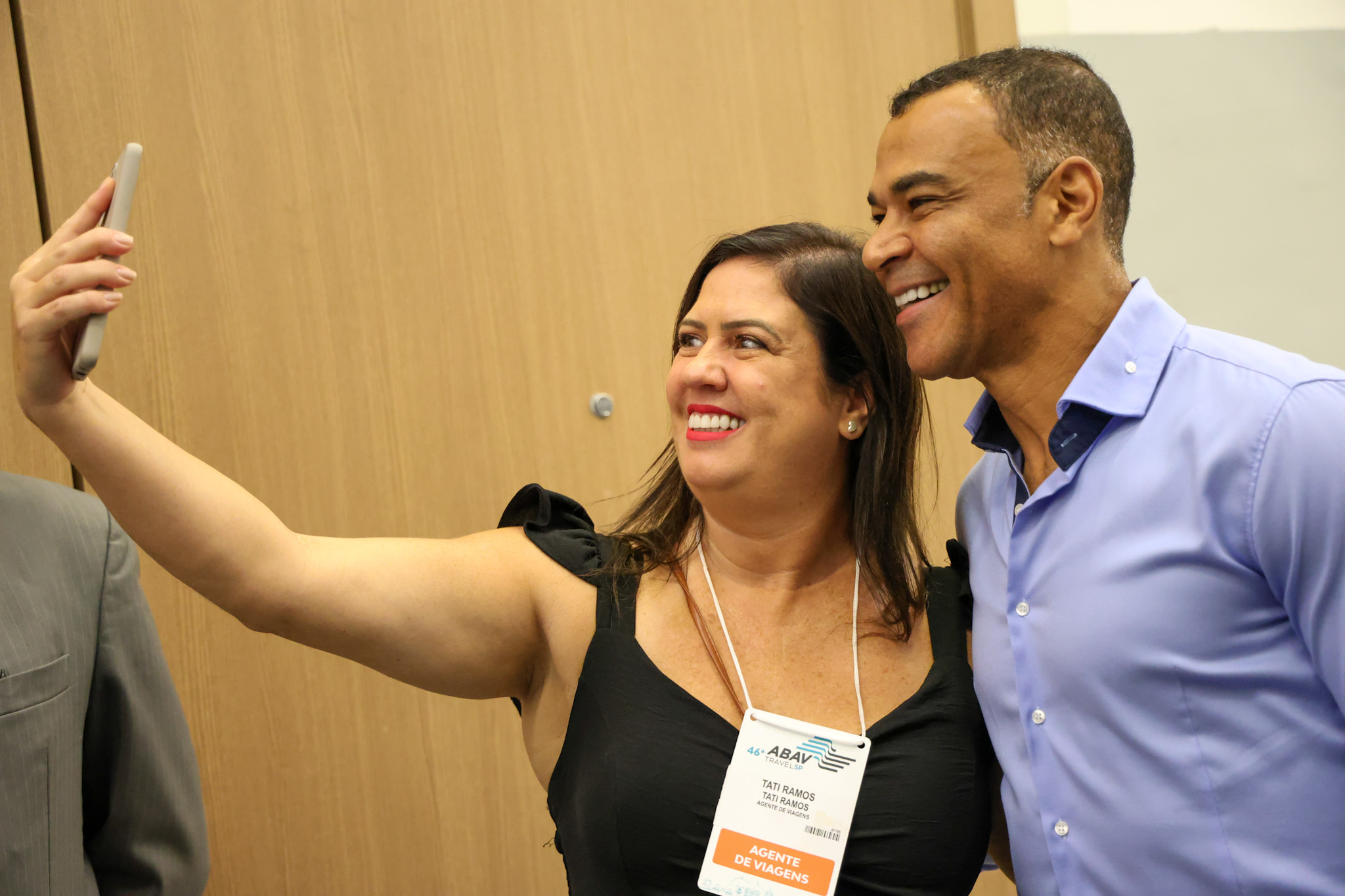 Tati Ramos com Cafu Tati Ramos com Cafu