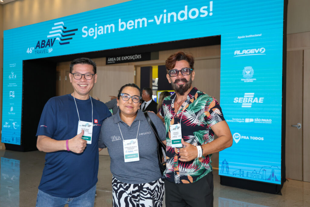 Valter Onishi, Raquel Guadalupe Orihuela e Jabes, da ViagensPromo