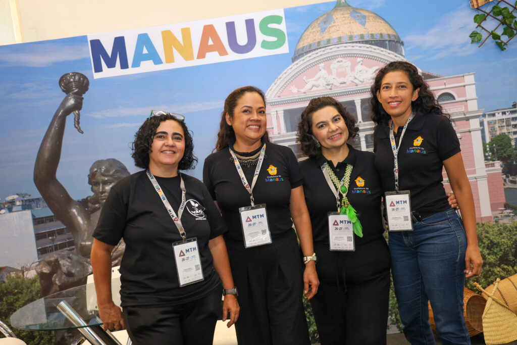 Vânia Cabral, da Cabral Expeditions, Luciana Batista, Talita Ribeiro e Valdenise Doce, da Manauscult