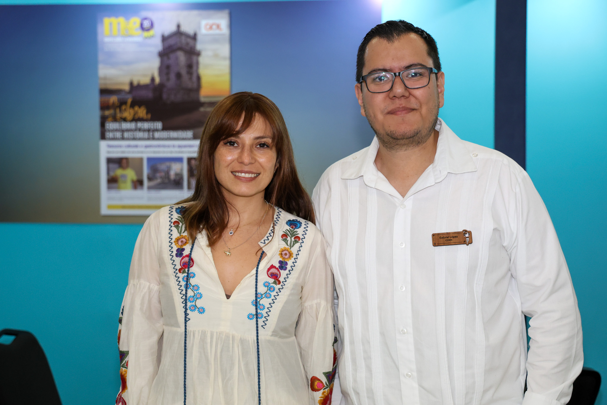 Wendy Ramirez e Gabriel Lopez, do Hotel Xcaret Wendy Ramirez e Gabriel Lopez, do Hotel Xcaret