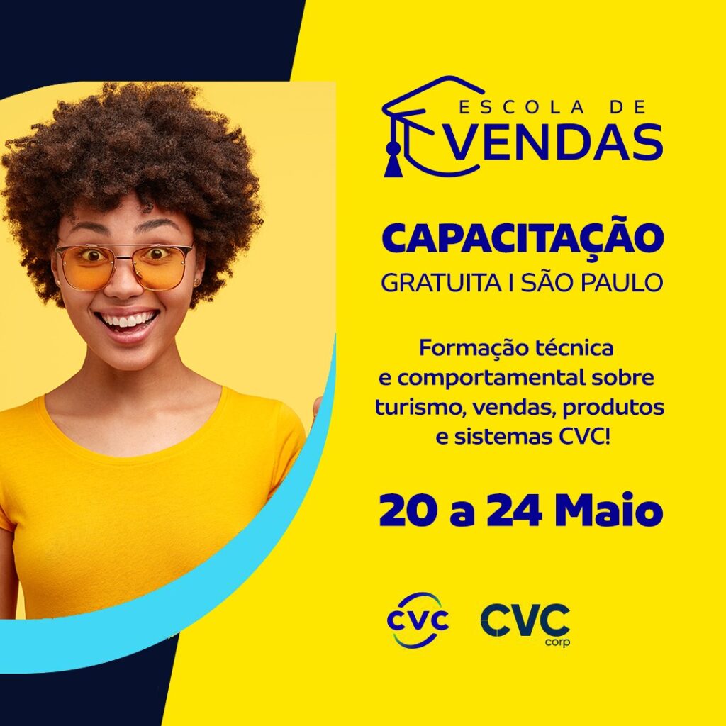 WhatsApp Image 2024 04 30 at 5.31.40 PM CVC realizará capacitação gratuita de futuros consultores de Vendas em São Paulo; inscreva-se