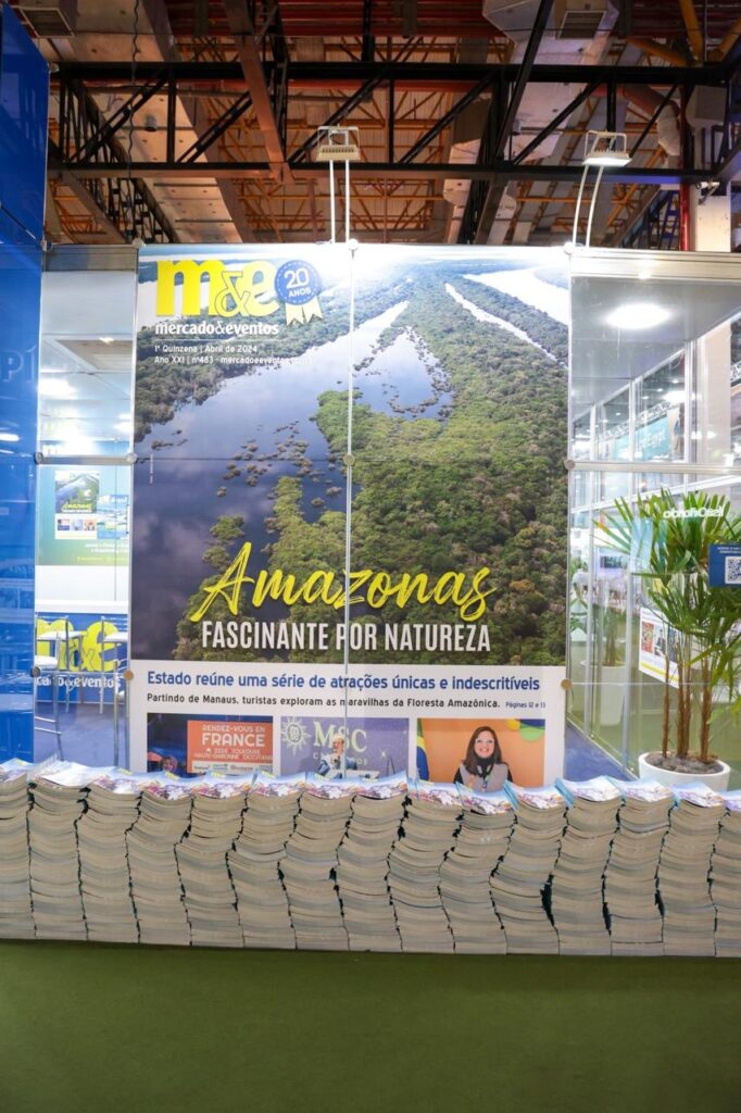 Exemplares da edição especial do M&E para a WTM