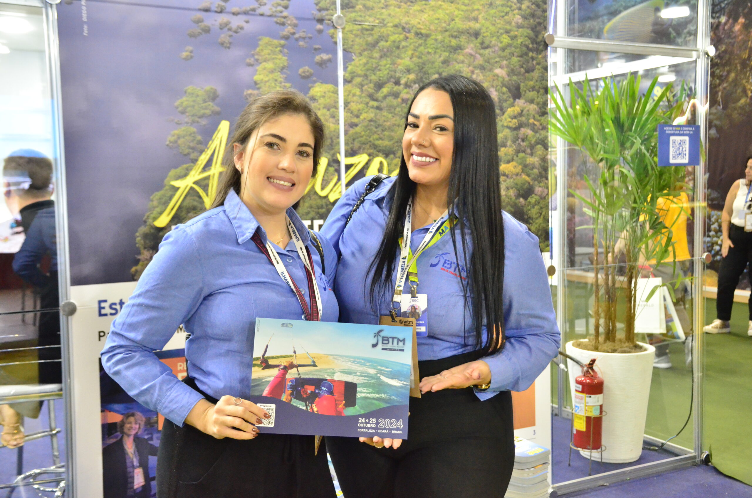 Suenya Cardoso e Laiana de Jesus, da BBC Eventos