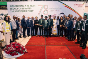 Grupo Ethiopian Airlines comemora 78 anos de história com voo especial para o Cairo