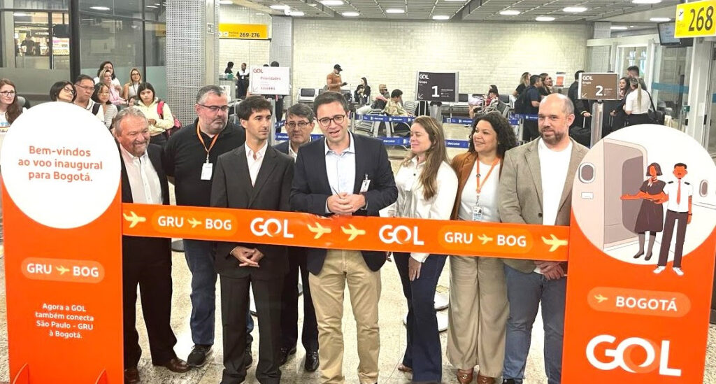 Gol inaugura voos entre São Paulo e Bogotá