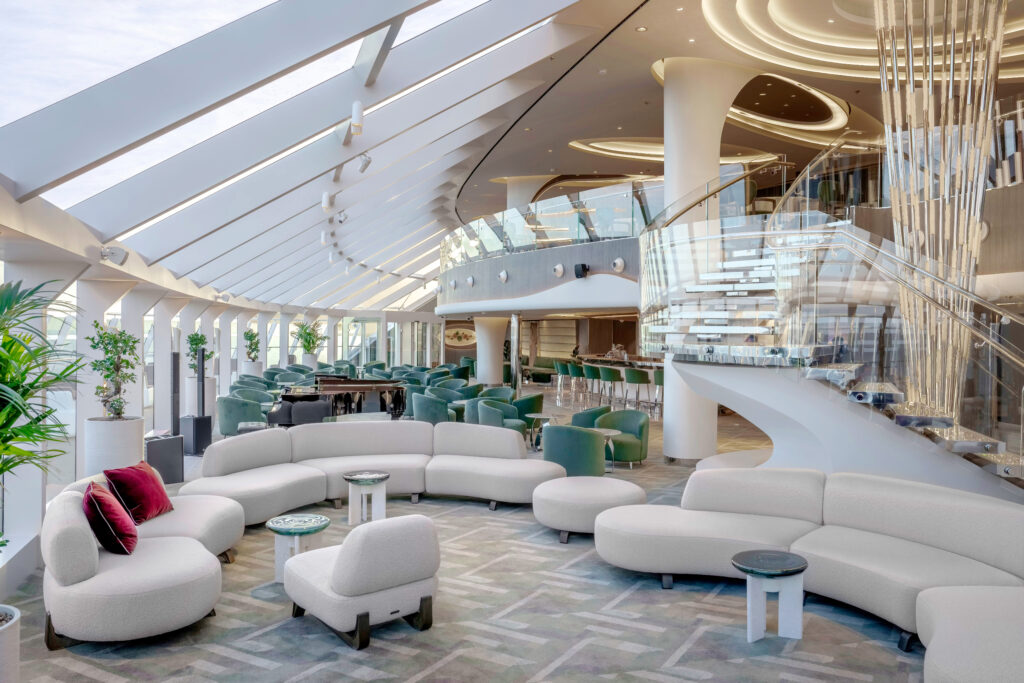 1715781714 msc yacht club top sail lounge MSC World America terá o maior e mais luxuoso Yacht Club da frota da MSC Cruzeiros