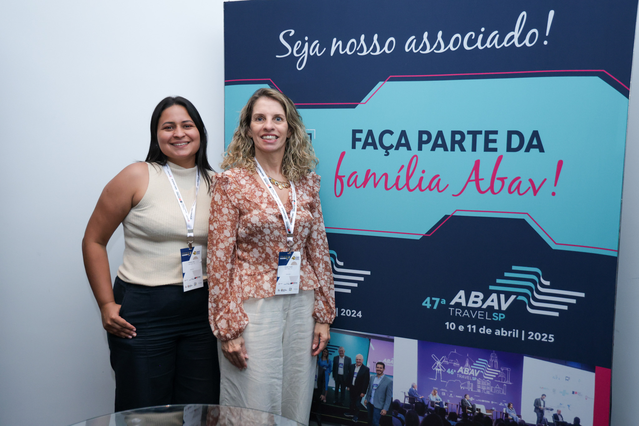 Amanda Lima e Claudia Trabali, da Abav-SP Aviesp Amanda Lima e Claudia Trabali, da Abav-SP Aviesp