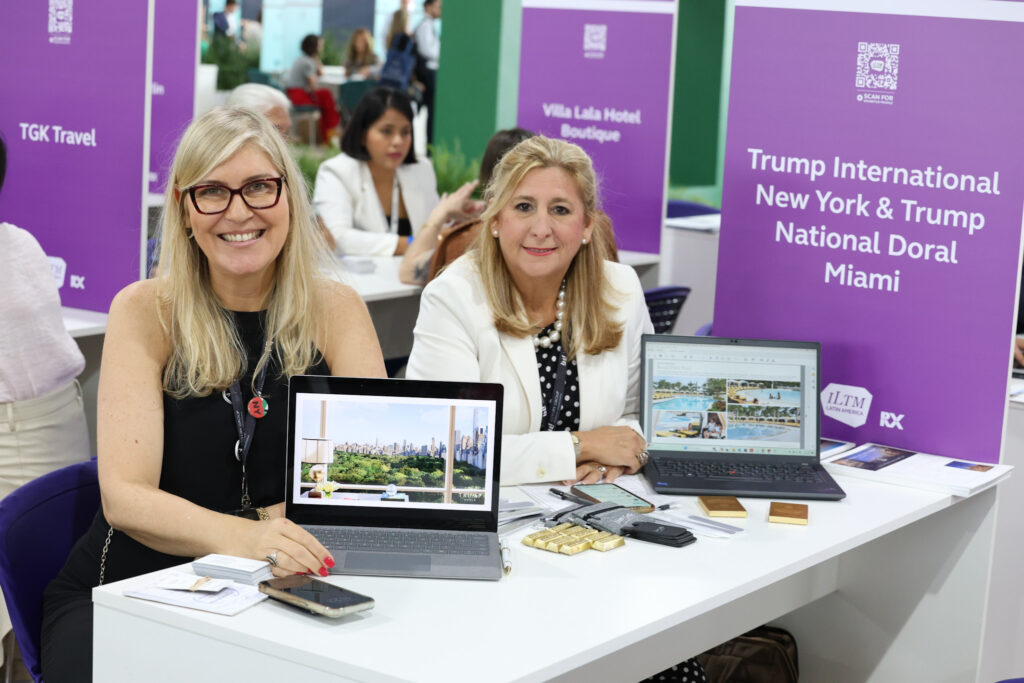 Ana Schuetz e Milvia Gutierrez, do Trump National