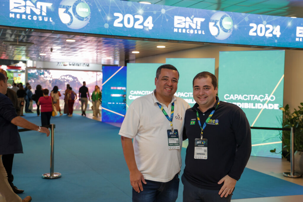 Anderson Marques, da GTA, e Pedro Menezes, do M&E