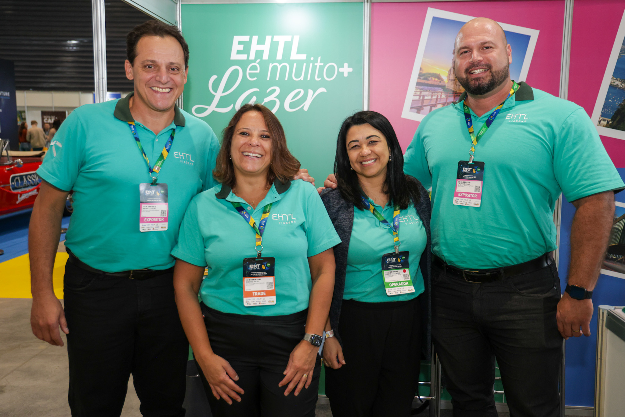 André Oliveira, Simone Ricio, Simone Colombo e Lauricio Paiva, da EHTL