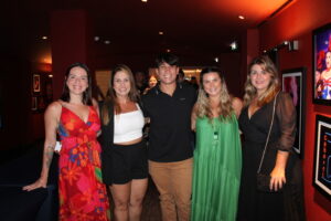 Barbara Crivelaro, da Coordenadas Viagens, Fernanda Santos, Da Matrix Viagens, Tarcisio Figueiredo, da CVC, Gabi Werneck, da Alpce Viagens e Cristiane Saffran, da Mais Viagens ES