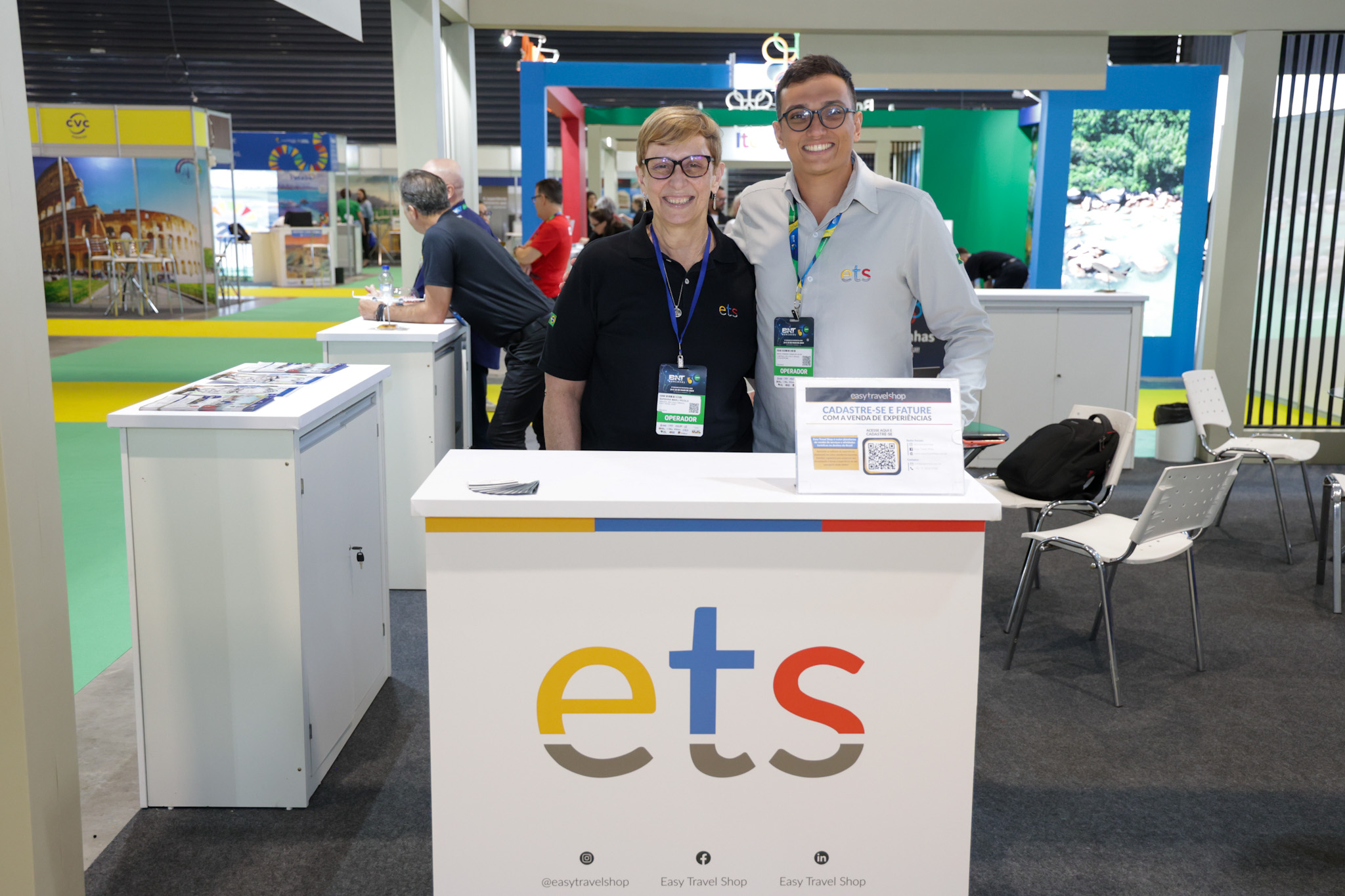 Bárbara Picolo e Breno Golob, da ETS