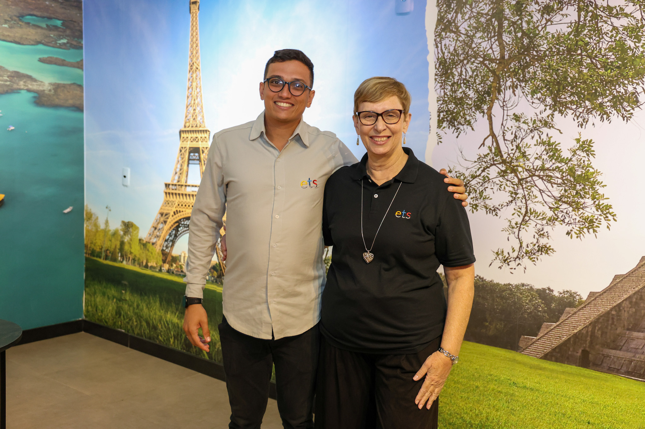 Breno Golob e Bárbara Picolo, da ETS Breno Golob e Bárbara Picolo, da ETS