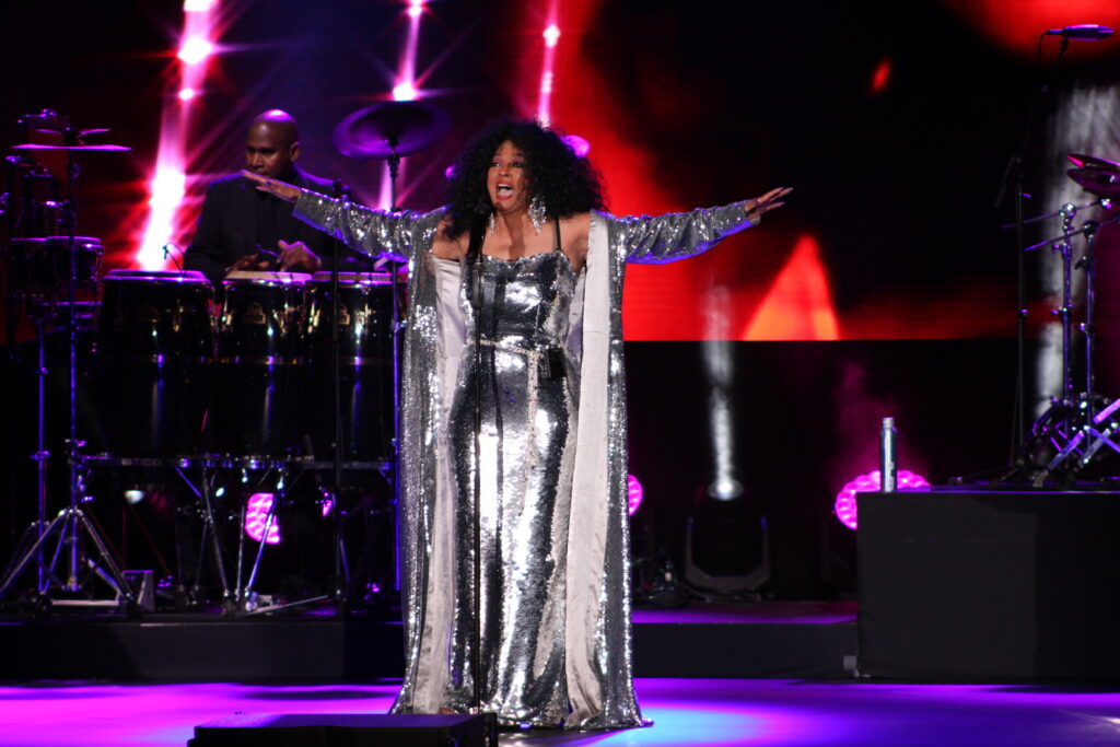 Cantora Diana Ross na abertura do IPW 2024