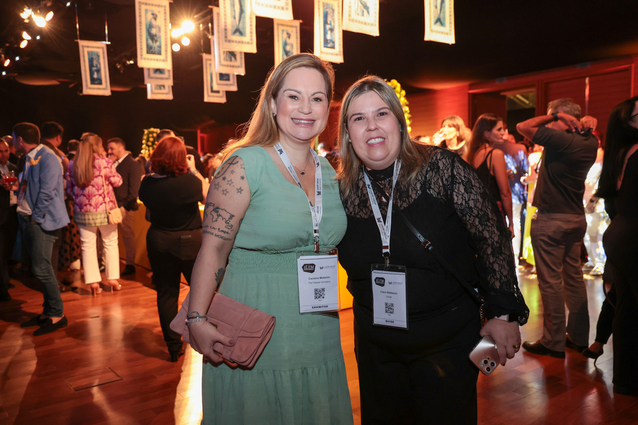 Carolina Mokshin, do The Palace Company, e Cilene Baldassin, da Orinter Carolina Mokshin, do The Palace Company, e Cilene Baldassin, da Orinter