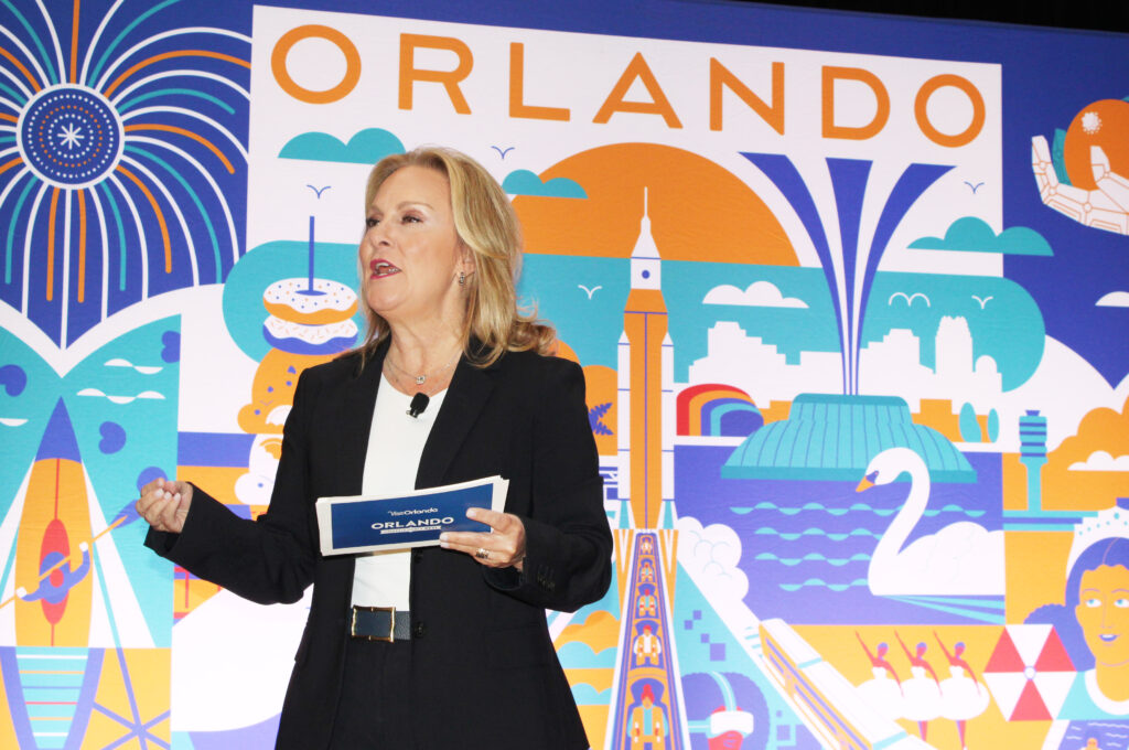Casandra Matej CEO do Visit Orlando No Top 3 global, Brasil cresce 21% e envia cerca de 700 mil turistas para Orlando em 2023