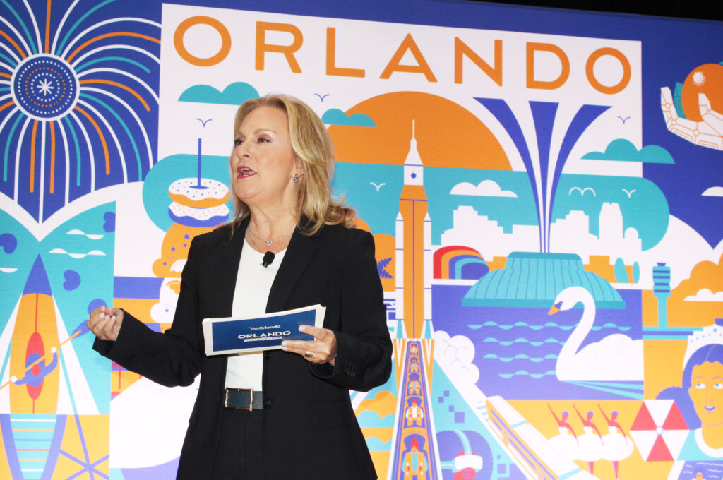 No Top 3 global, Brasil cresce 21% e envia cerca de 700 mil turistas para Orlando em 2023 2 Casandra Matej CEO do Visit Orlando No Top 3 global, Brasil cresce 21% e envia cerca de 700 mil turistas para Orlando em 2023