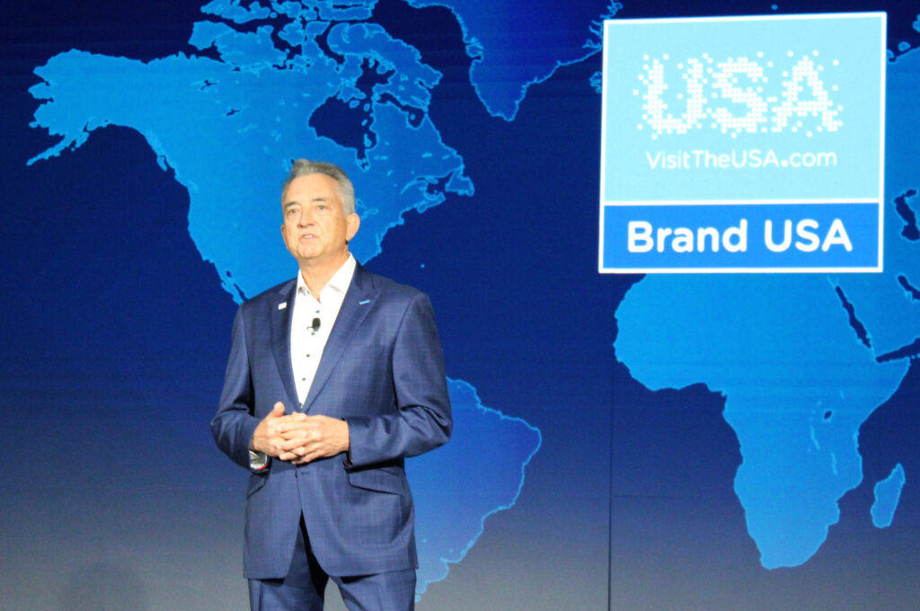 Chris Thompson CEO do Brand USA EUA reafirmam previsão de superar pré-pandemia em volume e gastos de brasileiros até 2025