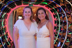 Cintia Rux, da Intermundo Turismo e Norma Carvalho, da Viaje com Norma