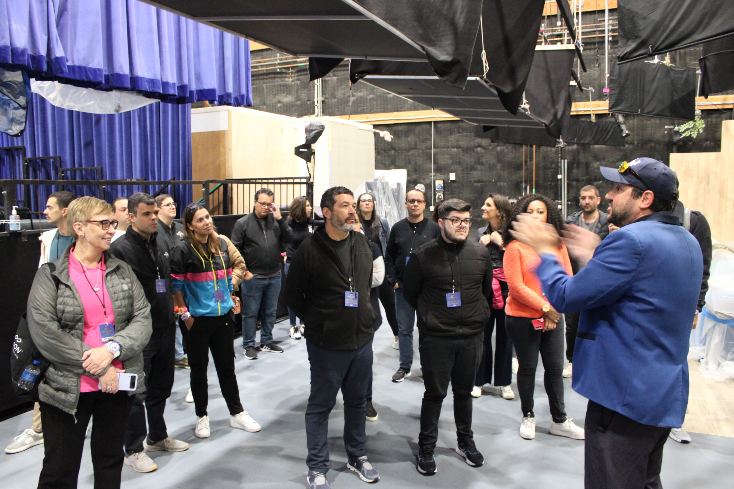 Conhecemos os bastidores no Studio Tour Conhecemos os bastidores no Studio Tour