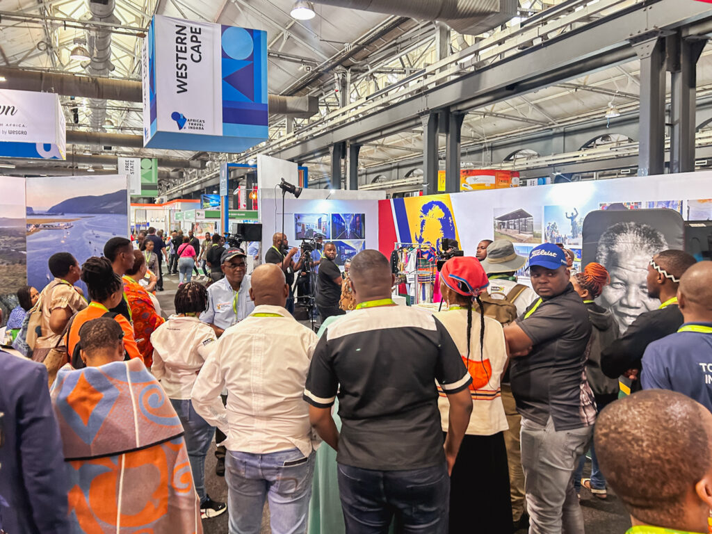 Corredores cheios da Africa’s Travel Indaba