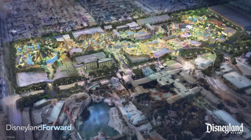 DisneylandForward 1536x860 1 Disneyland Resort tem mega projeto de expansão aprovado na Califórnia
