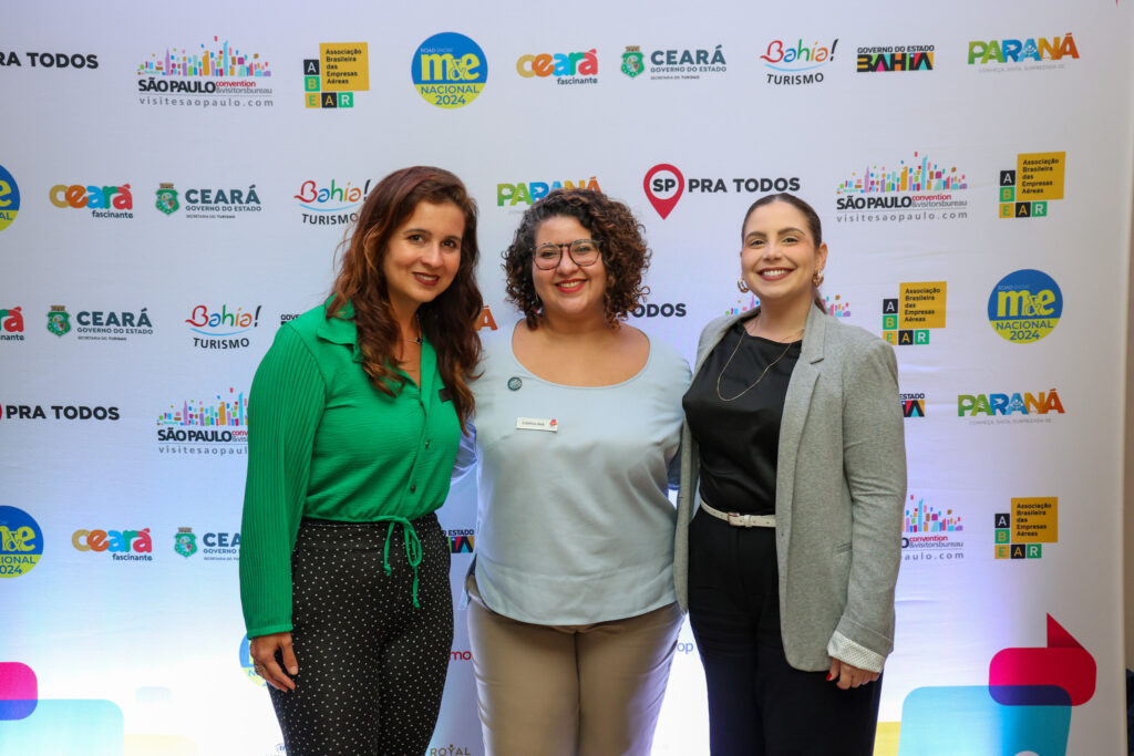 Elaine Cordeiro, Ana Carolina Lauriano e Nathalia Ferreira, do Hilton Copacabana