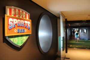 Entrada do Sports Bar